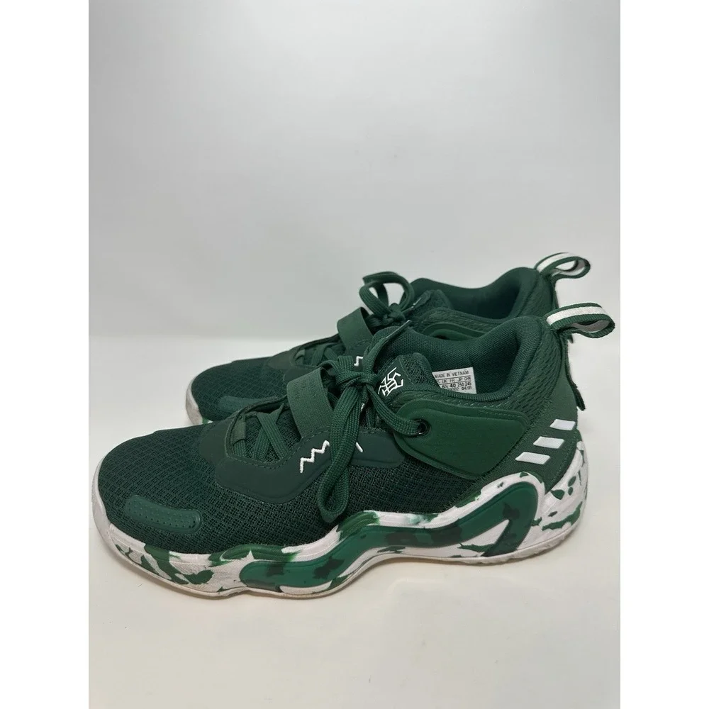 Adidas D.O.N.‎ Issue 3 Basketball Mens GW7916 Dark Green/White SZ 7